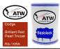 Preview: Dodge, Brilliant Red Pearl Tricoat, RA / KRA: 500ml Lackdose, von ATW Autoteile West.